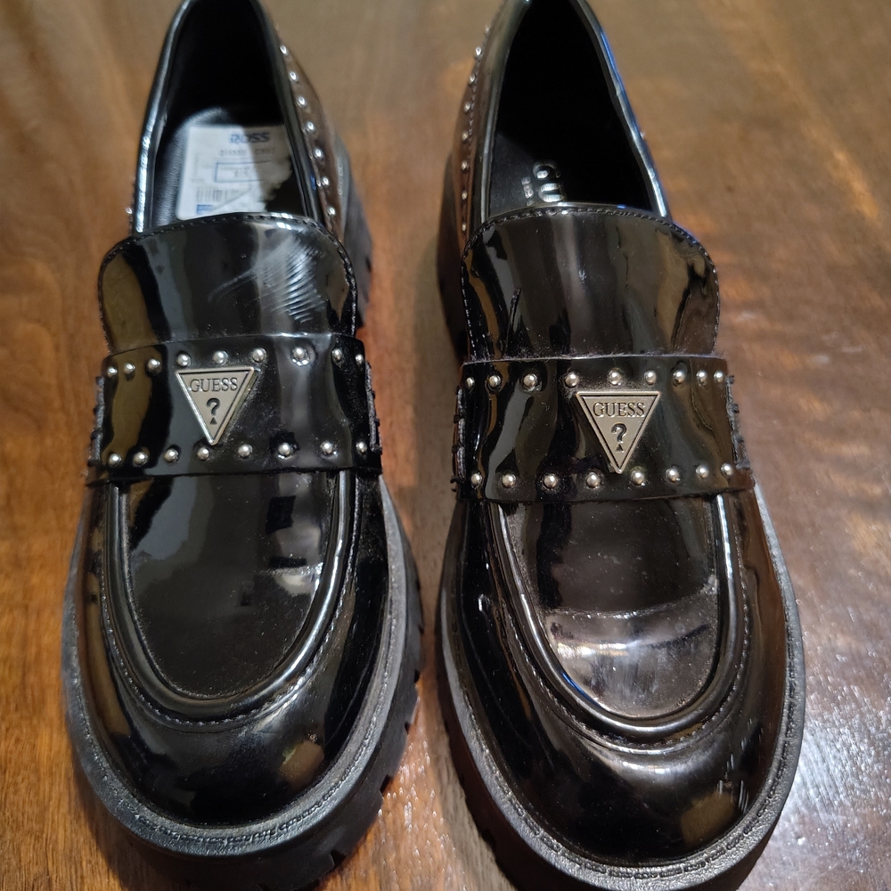 GUESS Black Loafers for Women
